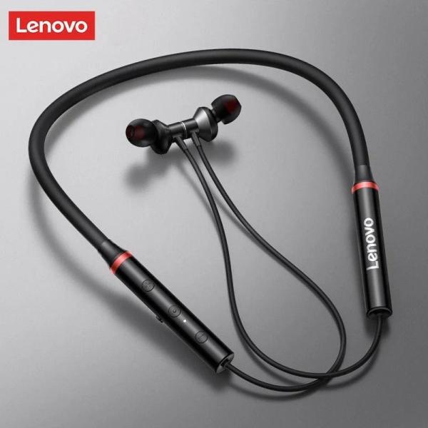 LENOVO HE05X 2 BLUETOOTH 5.0 EARPHONES HIFI MAGNETIC NECKBAND HEADSET - Image 2