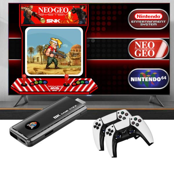 X6 64GB CLASSIC 8K HD TV 40000+ GAMES WITH CONSOLE WIRELESS 2.4G GAMES STICK - Image 2