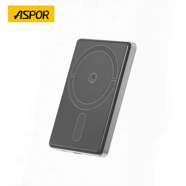 ASPOR A381 MAGNETIC PORTABLE MINI 5000MAH WIRELESS POWER BANK - Image 2