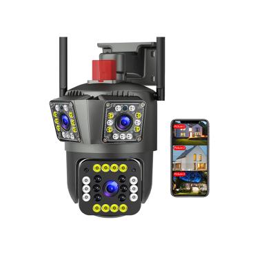 SPEED-X (SPZ-803) 3 CAMERA LENS WIFI OUTDOOR 6MP COLOR NIGHT VISION WITH V380 PRO APP - Image 5