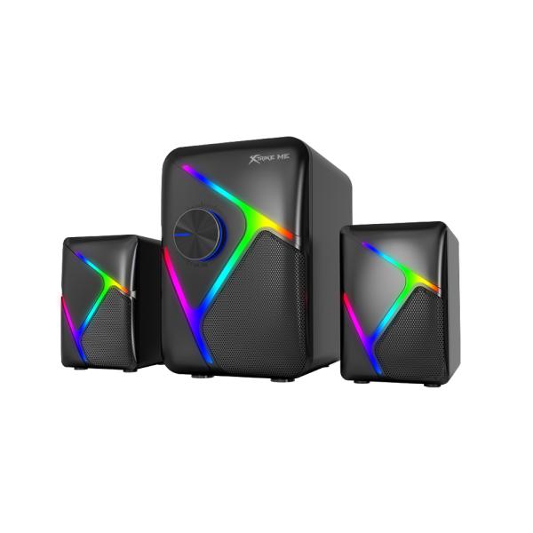 XTRIKE ME SK-610 Subwoofer RGB Stereo Wired Gaming Speakers - Image 2