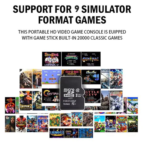 M8 4K Rockchip RK3032 IC TAKKEN 3 & 20000 GAMES Firmware M8G-V8.0 AND TWO GAME CONTROLLERS RAM 256MB, ROM 128MB - Image 3