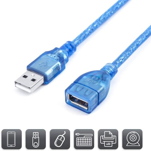 USB EXTENSION MALE TO FEMALE 2.0 CRYSTAL (IMPORTED CABLE) 10M - Image 3