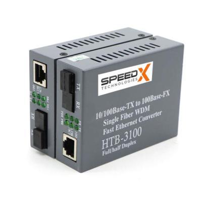 Speedx Htb-3100 Pro Netlink Ethernet Media Converter 10/100 Base - Image 5