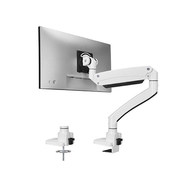 XTRIEK-ME HT-20 HEAVY DUTY ADJUSTABLE DESK MOUNT SINGLE MONITOR ARM WHITE - Image 3