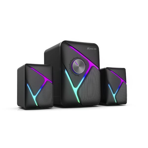 XTRIKE ME SK-610 Subwoofer RGB Stereo Wired Gaming Speakers - Image 3