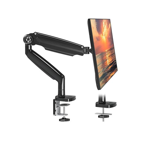 XTRIEK-ME HT-20 HEAVY DUTY ADJUSTABLE DESK MOUNT SINGLE MONITOR ARM BLACK - Image 3