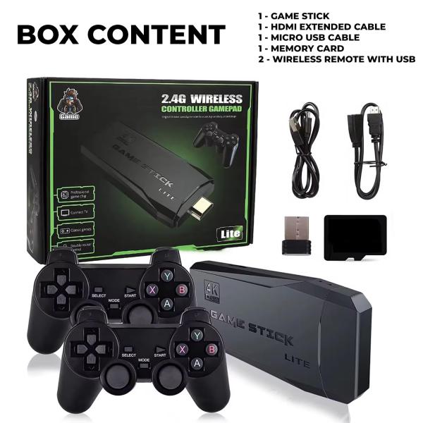 M8 4K Rockchip RK3032 IC TAKKEN 3 & 20000 GAMES Firmware M8G-V8.0 AND TWO GAME CONTROLLERS RAM 256MB, ROM 128MB - Image 4