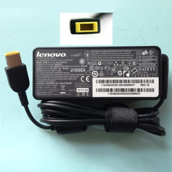 LENOVO SQUARE PIN LAPTOP CHARGER 20V 3.25A 65W (USB) - Image 4