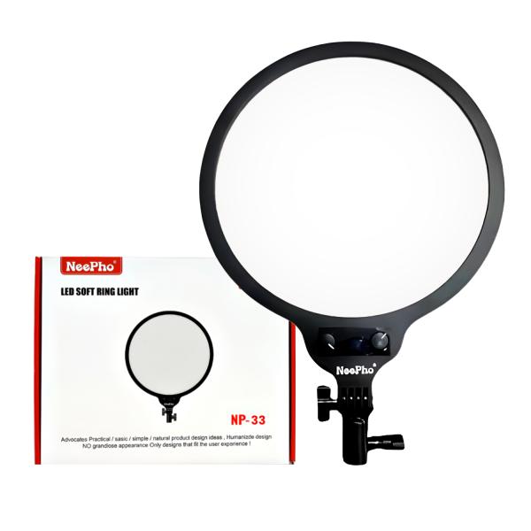 NEEPHO 33CM LED SOFT RING LIGHT WITH 360 ROTATING PAN TILT - Image 4