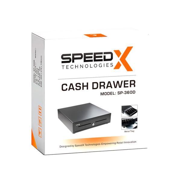 SPEED-X SP-360D 5 BILL 8 COINS HIGH TEMPERATURE PAINT CASH DRAWER WITH METAL TRAY 7.6KG HAVEY DUTY - Image 4