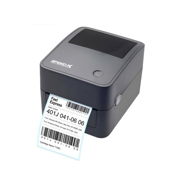 Speed-x SP-700U 4 Inch Thermal Receipt And Label Printer With Usb Interfac,152mm/s Printing Speed Black Colour