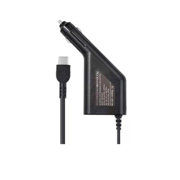 65W USB-C Universal Laptop DC Car Charger With USB Port
