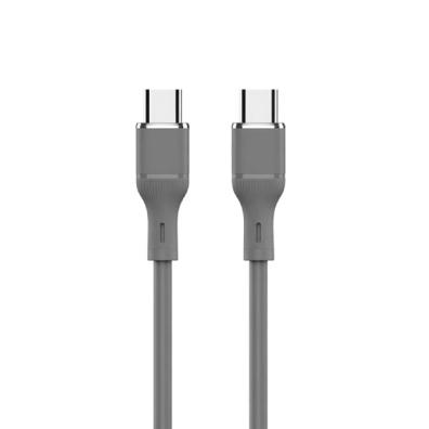 Logilink Type C To Type C Silicone Fast Charging Data Cable 1m (1 Year Warranty) Grey - Image 5