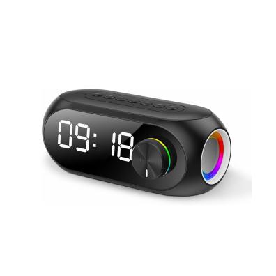 KISONLI LP-2S RGB SPEAKER ALARM CLOCK BLUETOOTH 5.0 TF-CARD FOR MOBILE - Image 5