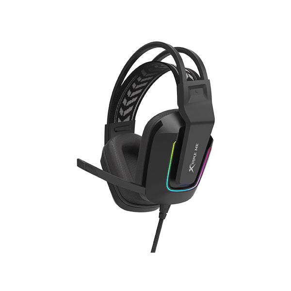 XTRIKE ME GH712 RGB GAMING HEADSET WITH NOISE REDUCTION MICROPHONE BLACK