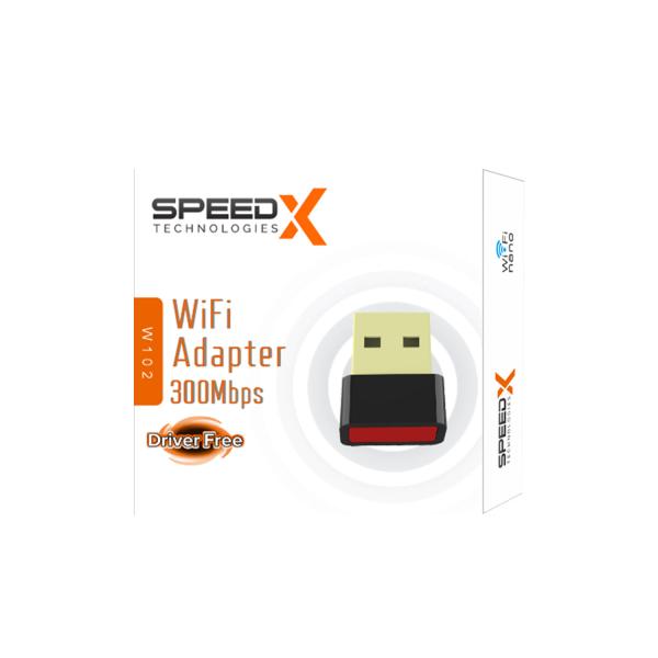 SPEEDX ALFA W102 WIRELESS ADAPTER 300MBPS (ORIGINAL)