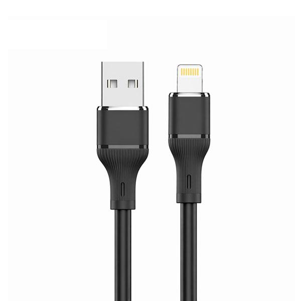 LOGILINK USB TO LIGHTNING SILICONE FAST CHARGING DATA CABLE 1M (1 YEAR WARRANTY)