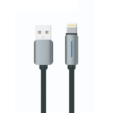 Logilink Usb To Lightning Nylon Fast Charging Data Cable With Light 1m (1 Year Warranty) Blue - Image 5