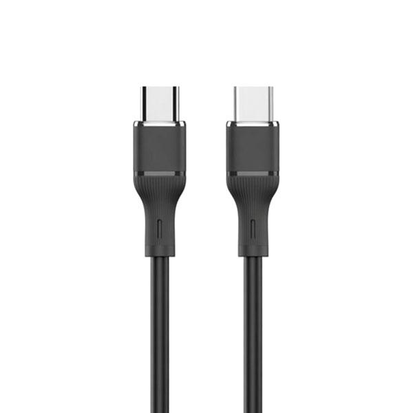 LOGILINK TYPE C TO TYPE C SILICONE FAST CHARGING DATA CABLE 1M (1 YEAR WARRANTY)