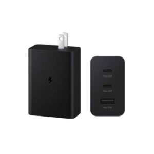 65W SAMSUNG US PIN PD Power Adaptor Trio Usb C x 2Ports,Usb-A Port