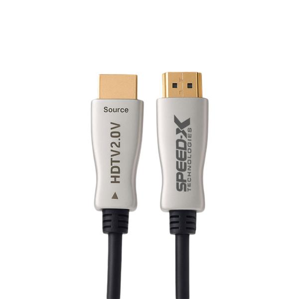 SPEED-X 10M FIBER HDMI CABLE 2.0/2.1 AOC(ACTIVE OPTICAL CABLE) 30AWG COPPER SUPPORT 4K 8K UHD (FULL LENGTH)