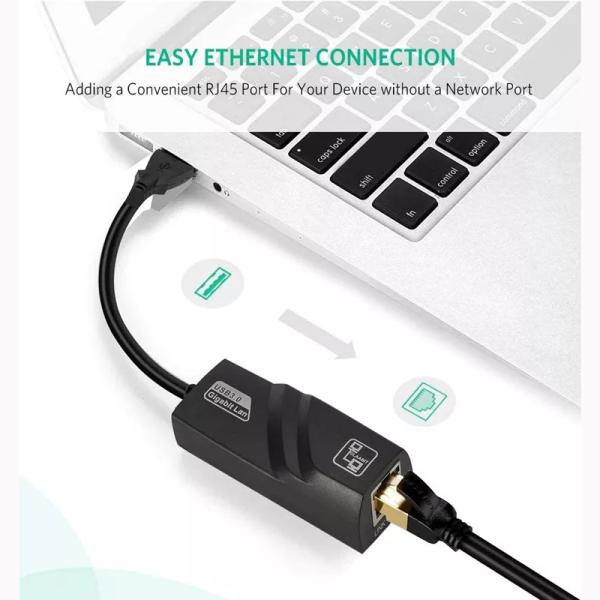 SpeedX SP-U1000 USB LAN 3.0 Gigabit Ethernet Connector - Image 2