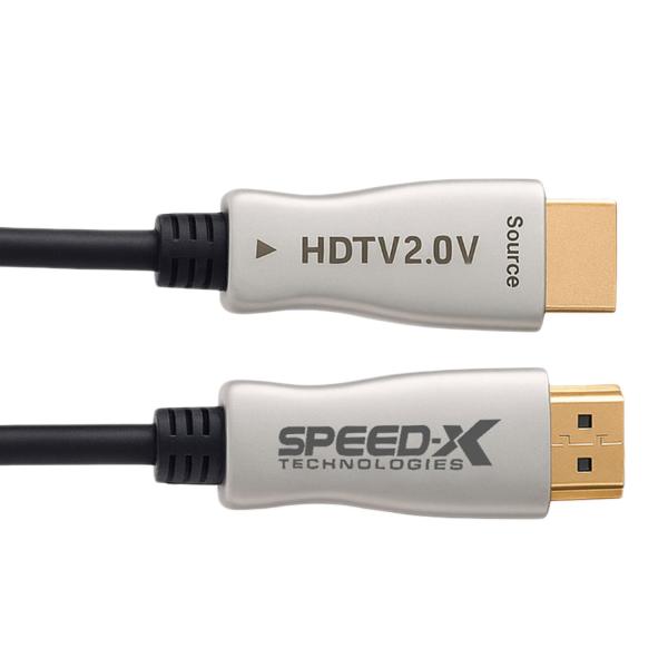 SPEED-X 50M FIBER HDMI CABLE 2.0/2.1 AOC(ACTIVE OPTICAL CABLE) 30AWG COPPER SUPPORT 4K 8K UHD (FULL LENGTH) - Image 2
