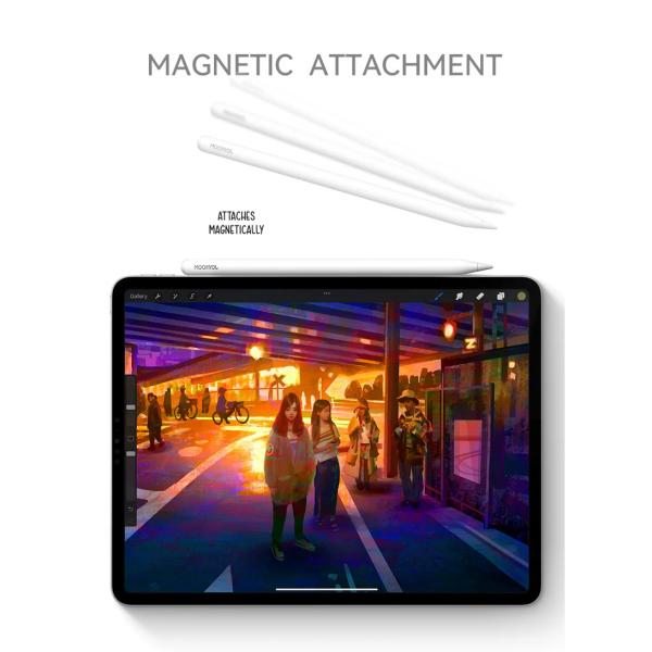 JOYROOM JR-X9S PRO ACTIVE CAPACITIVE STYLUS RECHARGEABLE PEN WHITE - Image 3