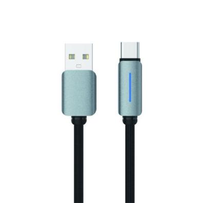 LOGILINK USB TO TYPE C NYLON FAST CHARGING DATA CABLE WITH LIGHT 1M (1 YEAR WARRANTY) - Image 3