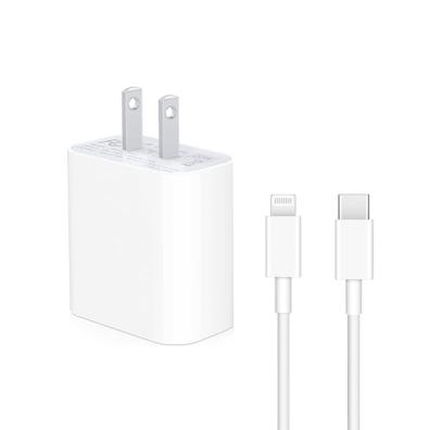 IPHONE USB-C PD 20W POWER ADAPTER CHARGER 2 PIN (USA PIN) WITH CABLE - Image 5