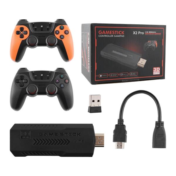 X2 PRO 64GB 35000+ GAMES 4K GAME STICK 3D RETRO VIDEO GAME CONSOLE - Image 4