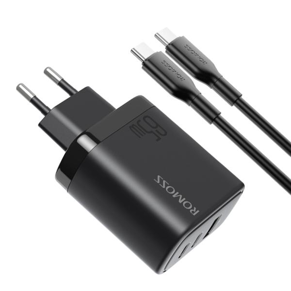 ROMOSS AC65H EU 65W LAPTOP AND MOBILE FAST CHARGER WITH CABLE - Image 4