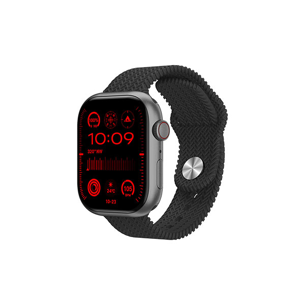 HK9 PRO MAX+ SMARTWATCH 2.02 AMOLED SCREEN SUPPORT LOCAL MUSIC TWS CONNECTION WITH Wearfit Pro APP BLACK