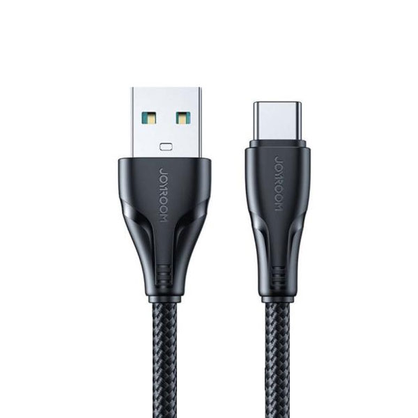 JOYROOM S-UC027A11 SURPASS SERIES 3A USB-A TO TYPE-C FAST CHARGING DATA CABLE 2M-BLACK