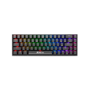 XTRIKE ME GK-994W RGB 68 KEY BT 2.4GHZ WIRELESS GAMING KEYBOARD BLACK
